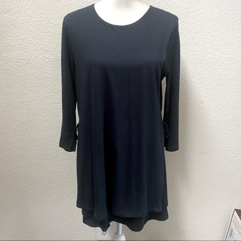 J.Jill - Pure Jill Layered Lagenlock Side Tie Tunic Size M - Picture 2 of 5